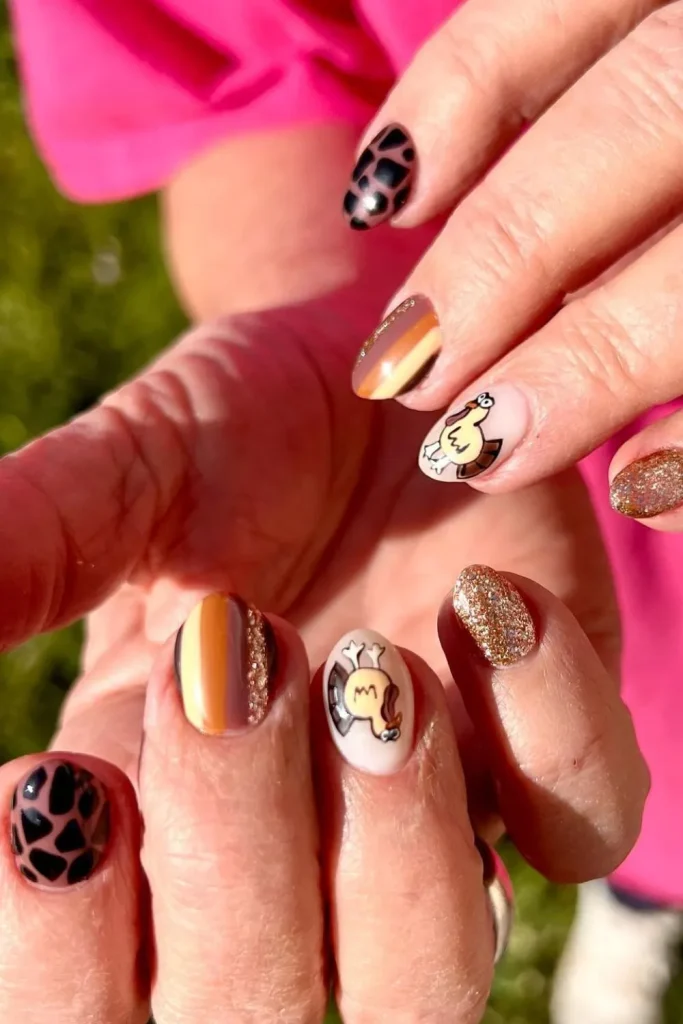 30+ Festive Turkey Nails | Perfect Look 28 Turkey Nails 27